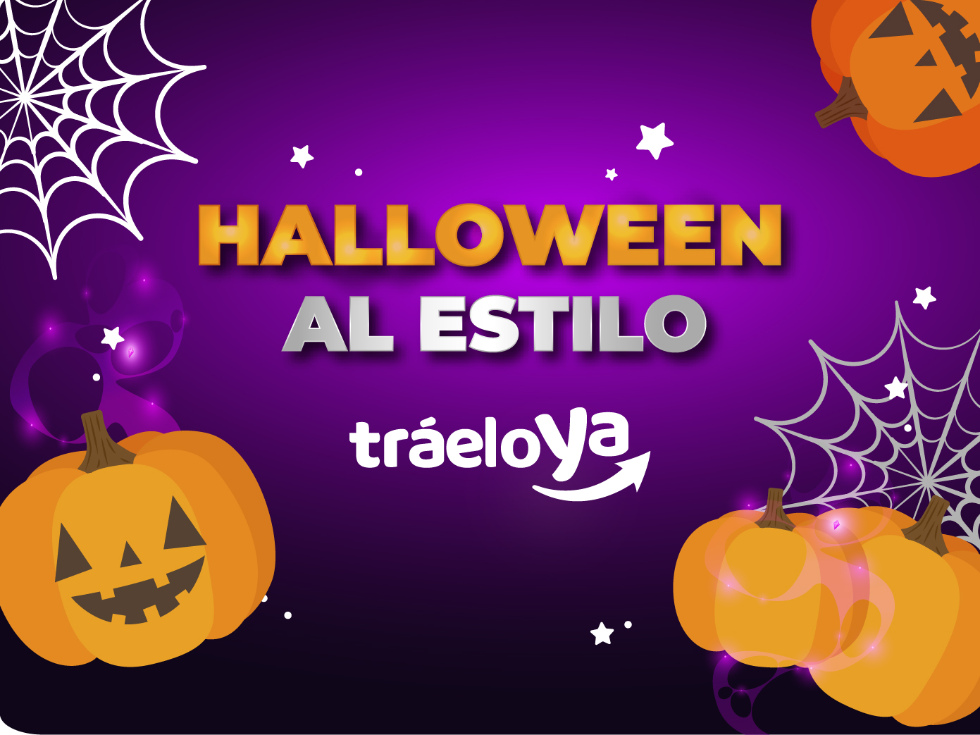 ¡Halloween llegó a TráeloYa! en línea fácil, rápido y seguro!