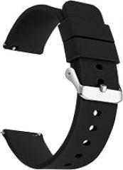 Strap 19mm 20mm 22mm – Quick Release Silicone Watch Bands for Men Women, Soft Waterproof Replacement Strap for Smartwatch & Traditional Watch – Fits Most Watch Brands