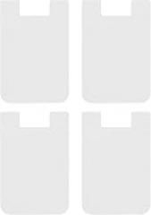Detachable Smartphone Phone Wallets – Silicone Back stick-ons Card Holders, Flexible Grip for Secure Storage, Lightweight | Perfect for Travel, Work, Outdoor Activities, Men’s Accessories, Convenient