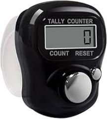 Electronic Finger Counter, Resettable Hand Tally, 5 Digit Number and LCD Electronic Digital Display, Handheld Clicker Counting for Golf, Goods Counting, Lap, Knitting