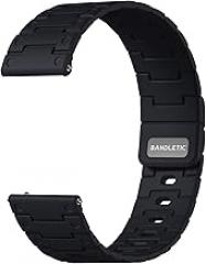 Bandletic 20 mm Quick Release Magnetic Band Compatible with Garmin Watch | Magnetic Closure Design, Breathable Lightweight, Smartwatch Wristband Replacement Straps for Men Women,for Workouts & Outdoor