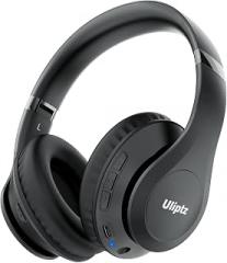 Uliptz Wireless Bluetooth Headphones, 65H Playtime, 6 EQ Sound Modes, HiFi Stereo Over Ear Headphones with Microphone, Foldable Lightweight Bluetooth 6.0 Headset for Travel/Office/Cellphone/PC