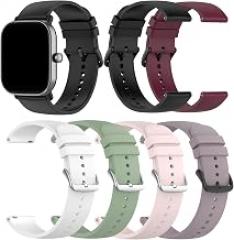 Bands Compatible for TOOBUR IDW20/Faweio IDW20/WMK IDW20/Yoever IDW20 Smart Watch Bands, Quick Release Soft Silicone Bands for IDW20 Smartwatch