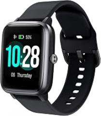 ViCRiOR Bands Compatible with ID205L Smart Watch, 19mm Quick Release Soft Silicone Fadeless Pattern Printed Floral Replacement Band for ID205L, ID205G ID205 ID205U ID205S