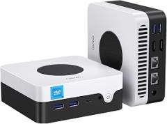 CHUWI LarkBox X Mini PC, Intel i3-1220P (Beats i7-1185G7), 10C/12T, Max 4.4GHz, 8GB RAM 256GB SSD, Triple 4K Display, Mini Desktop Computer, HDMI, WiFi 6, BT5.2, USB 3.2, Dual LAN, VESA