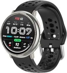 ViCRiOR Watch Bands Compatible with Amazfit Active 2/ Active, 20mm Soft Silicone Breathable Replacement Strap for Amazfit GTS 4/4 Mini / 3 / 3e/ 2 Mini / 2e/ 2 Women Men