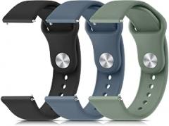 Meliya Veryfit Smart Watch Bands, Silicone Band for IDW13 IDW16 IDW19 IDW26 IDW28 Smartwatch, Soft Silicone Rubber Sport Watch Strap for Veryfit