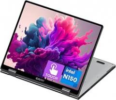 CHUWI 2-in-1 Touchscreen Laptop 10.51'', 16GB RAM 512GB SSD, Intel N150 | Portable Mini Laptop, 2K FHD IPS Display, Backlit Keyboard, WiFi 6, BT 5.2, Camera