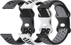 20mm 22mm Silicone Watch Bands Quick Release Replacement Wristband, Soft Silicone Rubber Sport Watch Strap for Women Men