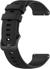 FitTurn 18mm 19mm 20mm 22mm Width Colorful Silicone Quick Release Wristband Replacement Sports Straps Bracelet Watch Band Strap with Quick Release Pins for Smartwatch