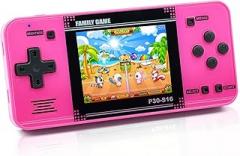 Handheld Game for Kids -Preloaded 220 Retro Video Games, Portable Gaming Player with Rechargeable Battery 3.0
