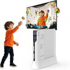 FWFX AR Motion Game Console for Kids - Plug & Play Active TV Video Games | AI Tracking, Motion Sensing+ Gamepad, Preloaded Games,Free Updates, Screen-Free, Family Game Night, Playdates, Gift Ages 4-12