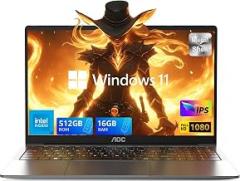 AOC Laptop, Ιntel N150 Processor (Up to 3.6GHz), 16GB RAM 512GB NVMe SSD, 15.6