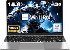 FUNYET 2026 Business Laptop, 15.6 Inch Laptop Computer Windows 11 Pro, 16GB RAM 1TB SSD, Int Core i5 Processor(Up to 3.2GHz), 2-Year Warranty, Backlit Keyboard, Bluetooth, FHD 1080P, Mini HDMI