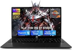 NIMO 15.6 Gaming-Creator-Laptop, 8-Core AMD Ryzen 7 8745HS 32GB RAM 1TB SSD (Beat i7-1360P up to 4.9GHz) Radeon 780M, FHD 100W Fast PD for Video Editing, AI Tasks & Remote Streaming, 2-Yr Warranty