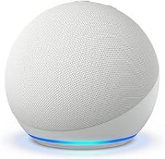 Amazon Echo Dot (newest model) - Vibrant sounding speaker, Designed for Alexa+, Great for bedrooms, dining rooms and offices, Glacier White