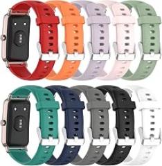 16mm Watch Bands Compatible for BOCLOUD ZX19 Smart Watch Replacement Wrist Strap Wristband for FITVII H86/FITVII HM08/MorePro HM08/YOUSOKU H97 Pro/AKUMAKA CS5 Smartwatch Soft Silicone Sport Watchband