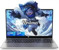 KAIGERR 16GB RAM, 2026 Laptop Computer, Numeric Keypad, HDMI Type-C USB 3.2 Multitasking Laptop