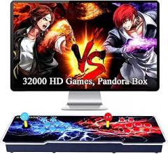 GWALSNTH 32000 in 1 Pandora Box Arcade Games Console, Plug and Play Video Game,1280X720 Display, 3D Games, Search/Save/Hide/ Pause,1-4 Players