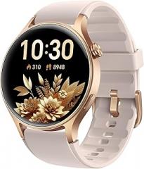 Smart Watch for Women, Answer/Make Call, 1.32'' AMOLED Ultra-Clear Screen | Fitness Tracker with Heart Rate/Sleep/SpO2 Monitor, Smartwatch for iPhone/Samsung/Android, 110+ Sport Modes, 3ATM Waterproof