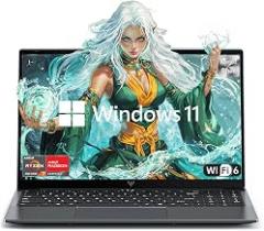 KAIGERR Laptop, Laptop Computer, ΑΜD Ryzen 7 5700U(8C/16T, Up to 4.3GHz), 16GB RAM 512GB NVMe SSD, 15.6-in IPS Laptop, WiFi 6, Numeric Keypad, HDMI Type-C USB3.2 Home Laptops Office Laptops