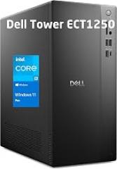 Dell Vostro ECT1250 Tower Desktop Computer, Intel Core i3-14100 | 32GB DDR5 RAM, 1TB SSD, WiFi 6, Windows 11 Pro, Wired Keyboard, Black